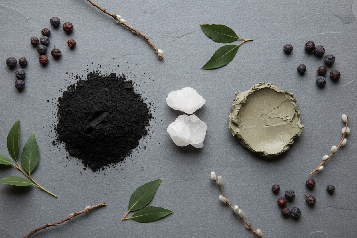 Binders: Activated Charcoal, Zeolite & Bentonite Clay for Detox