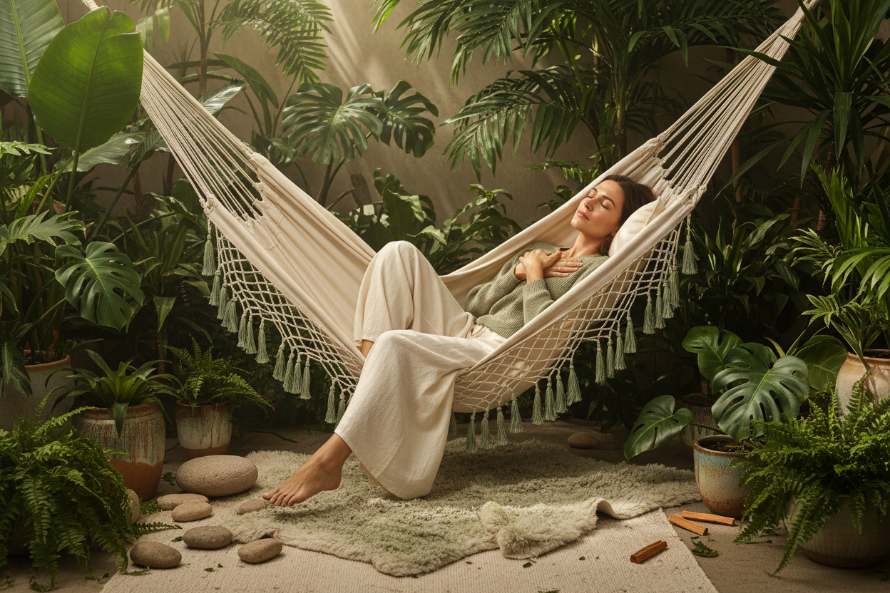 Restorative nature scene representing burnout recovery and nervous system healing