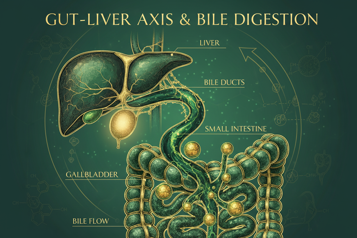 The Gut-Liver Axis & Bile: How Your Liver Drives Digestive Enzyme Function