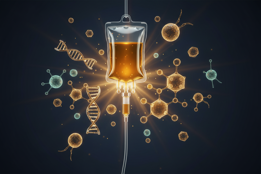 IV Nutrient Therapy — intravenous vitamins, glutathione, NAD+ and molecular nutrients for cellular repair and integrative medicine