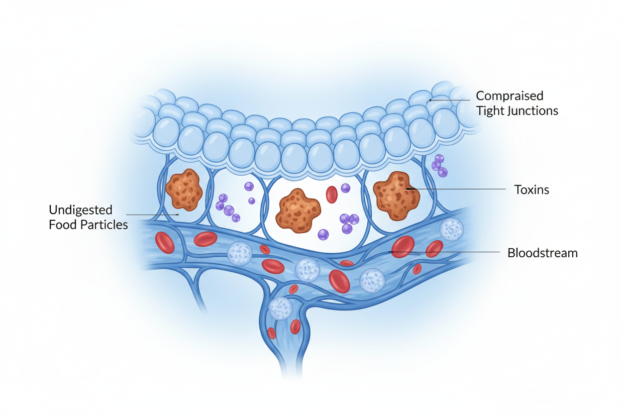 Leaky Gut & Malabsorption: How a Compromised Gut Lining Sabotages Nutrient Absorption