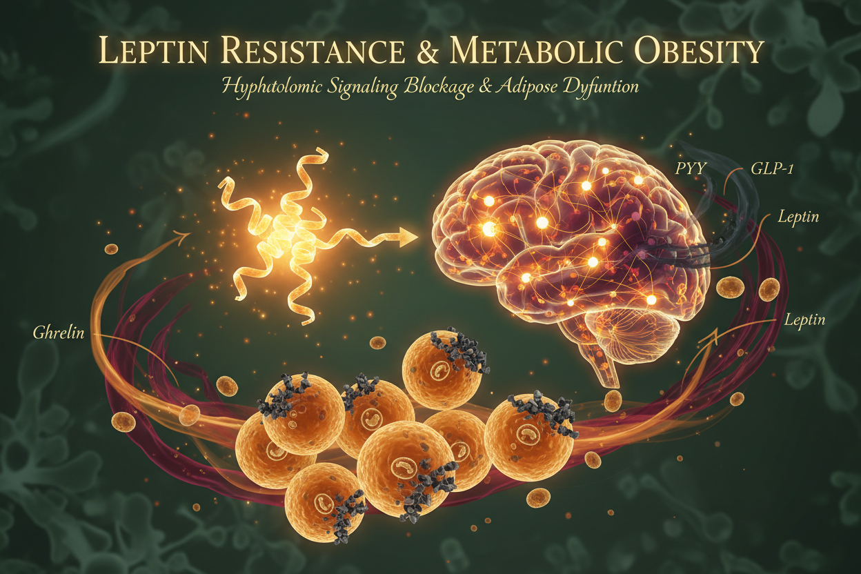 Leptin Resistance & Metabolic Obesity: Root Causes, Mechanisms & Integrative Support
