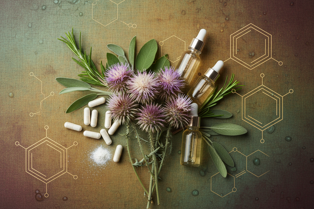 Liver Support Nutrients: Milk Thistle, NAC & Glutathione