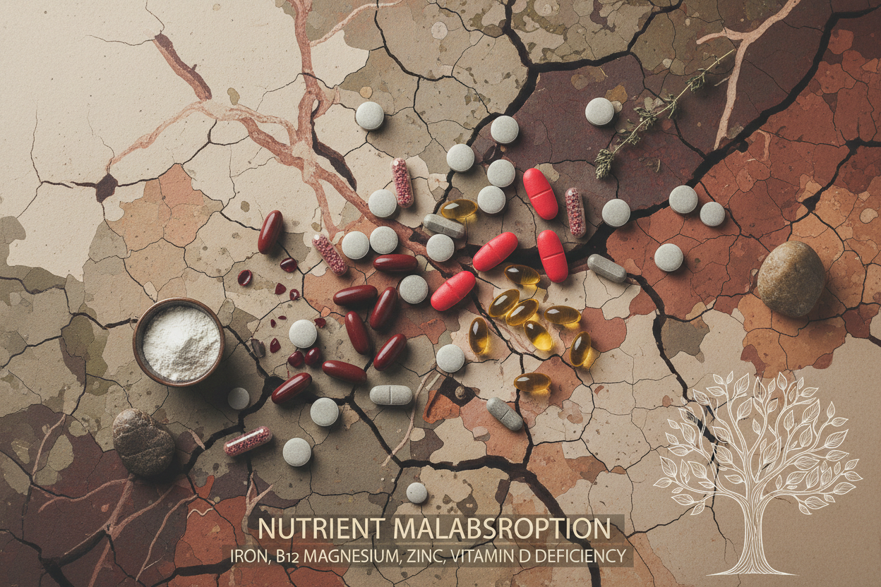 Nutrient Deficiency Patterns & Root Causes: What Malabsorption Looks Like Systemically