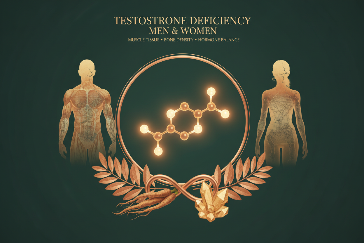 Testosterone Deficiency in Men & Women: Root Causes, Mechanisms & Integrative Support