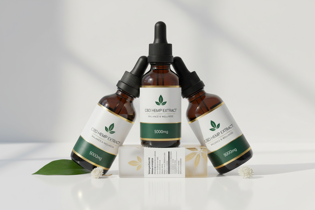 CBD Oil Bottles