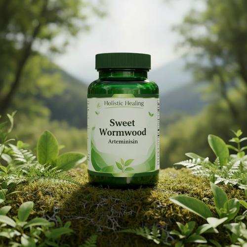 Sweet Wormwood Artemisinin supplement bottle